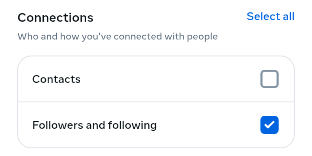 Pilih Followers Following